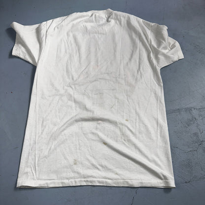 Hanes 90s House Cute Hand Drawn VTG T Shirt Boo Scary Halloween Art Artistic