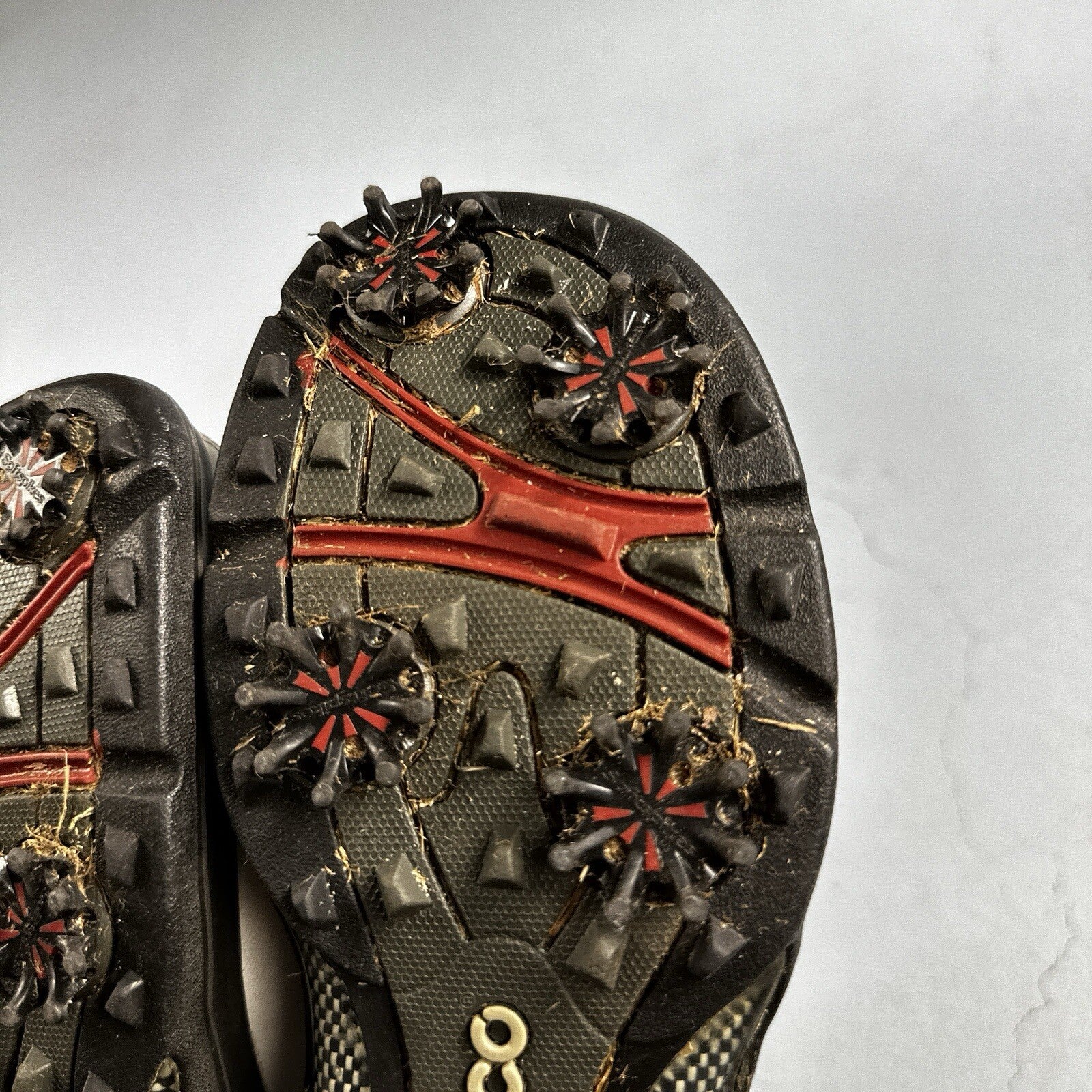 Ecco Shoes Womens 37 Soft Cleat Golf Sneakers Lace Up White Leather Comfort