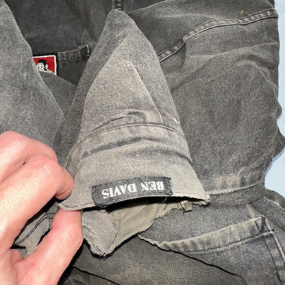 Ben Davis Jacket VTG 90s Canvas Blanket Lined Chore Workwear USA 3XL Detroit