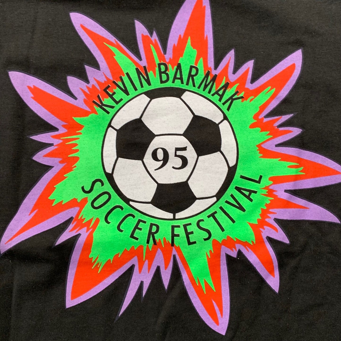 Soccer Vintage T Shirt Kevin Barmak Memorial RIP 90s College School Sports Rap
