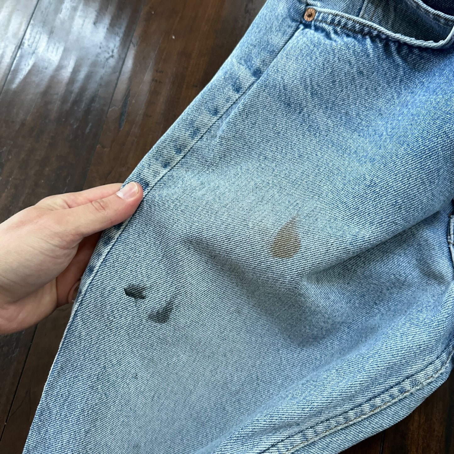 Levis 517 Vintage 80s USA Orange Tab Bootcut Flare Blue Jeans 34x31 Act 32x29