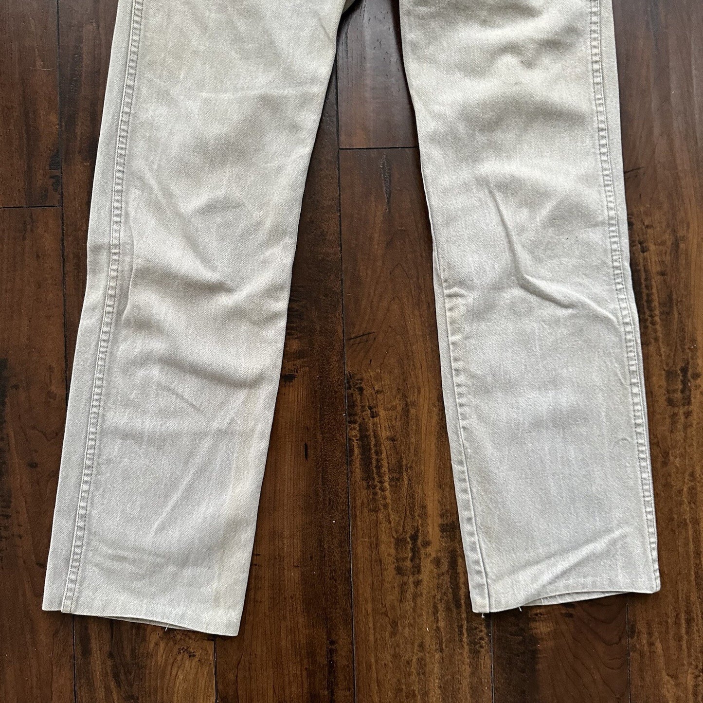 Vtg Wrangler COWBOY Jeans Womens 9 27x29 Gray Denim 13MGYG Pants USA 70s Scovill