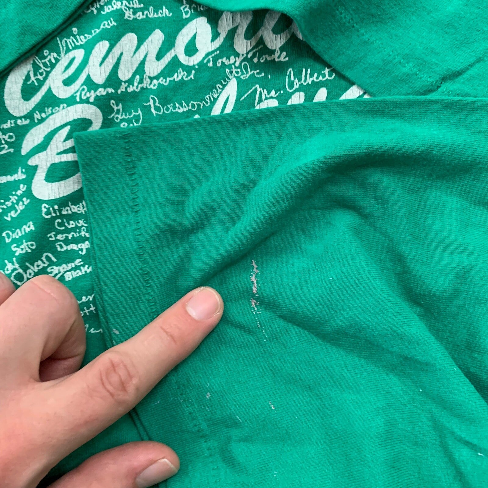 Music Green Cool Memorial Boulevard 1997 Vintage T Shirt 90s Autograph Rare