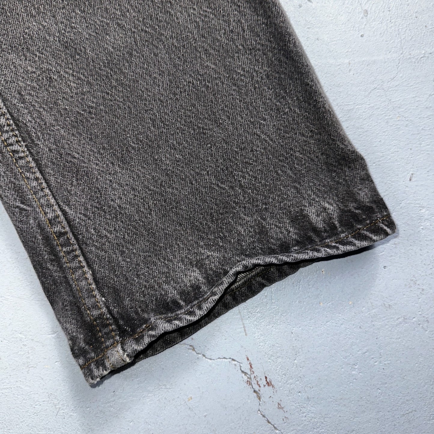 Levis 501 Vintage 80s USA XX Straight Leg Jeans Gray Light Wash 36x32 Act 34x30