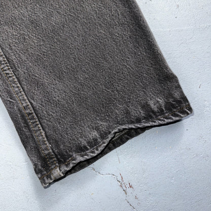 Levis 501 Vintage 80s USA XX Straight Leg Jeans Gray Light Wash 36x32 Act 34x30