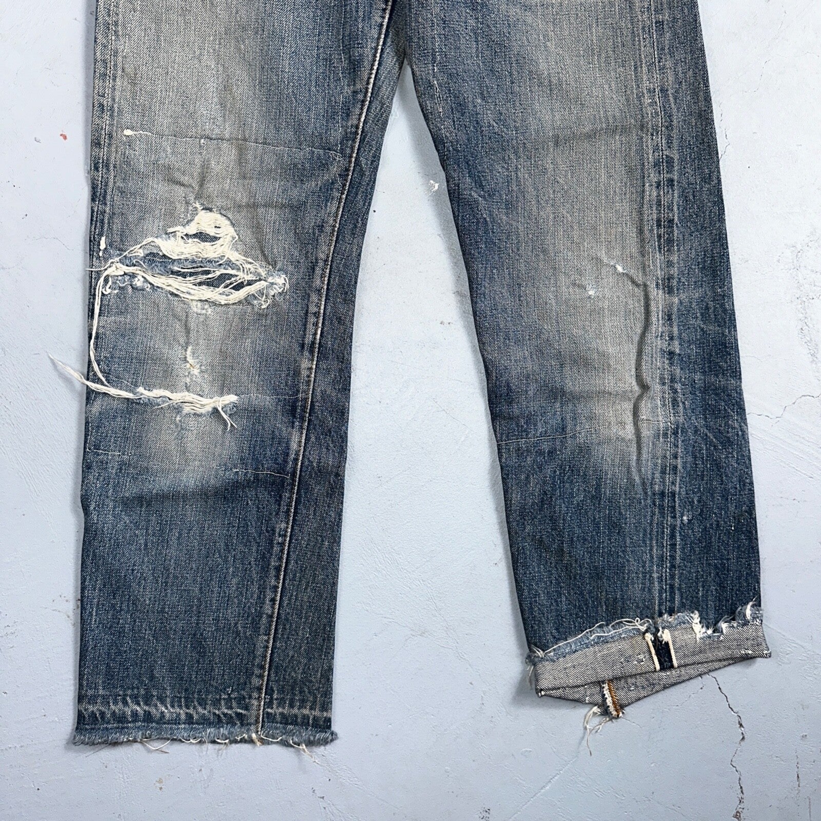 Levis 501 Big E Vintage 60s Redline Selvedge USA XX 1960s Jeans 66 Act 26x25