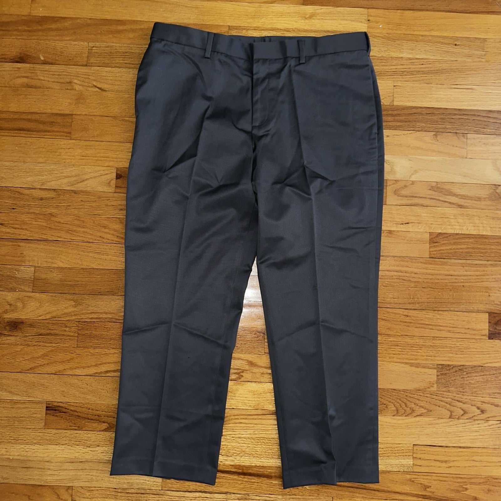 NWT Perry Ellis Portfolio Dress Pants Men 38 x 27 Travel-Luxe Gray Hemmed 32