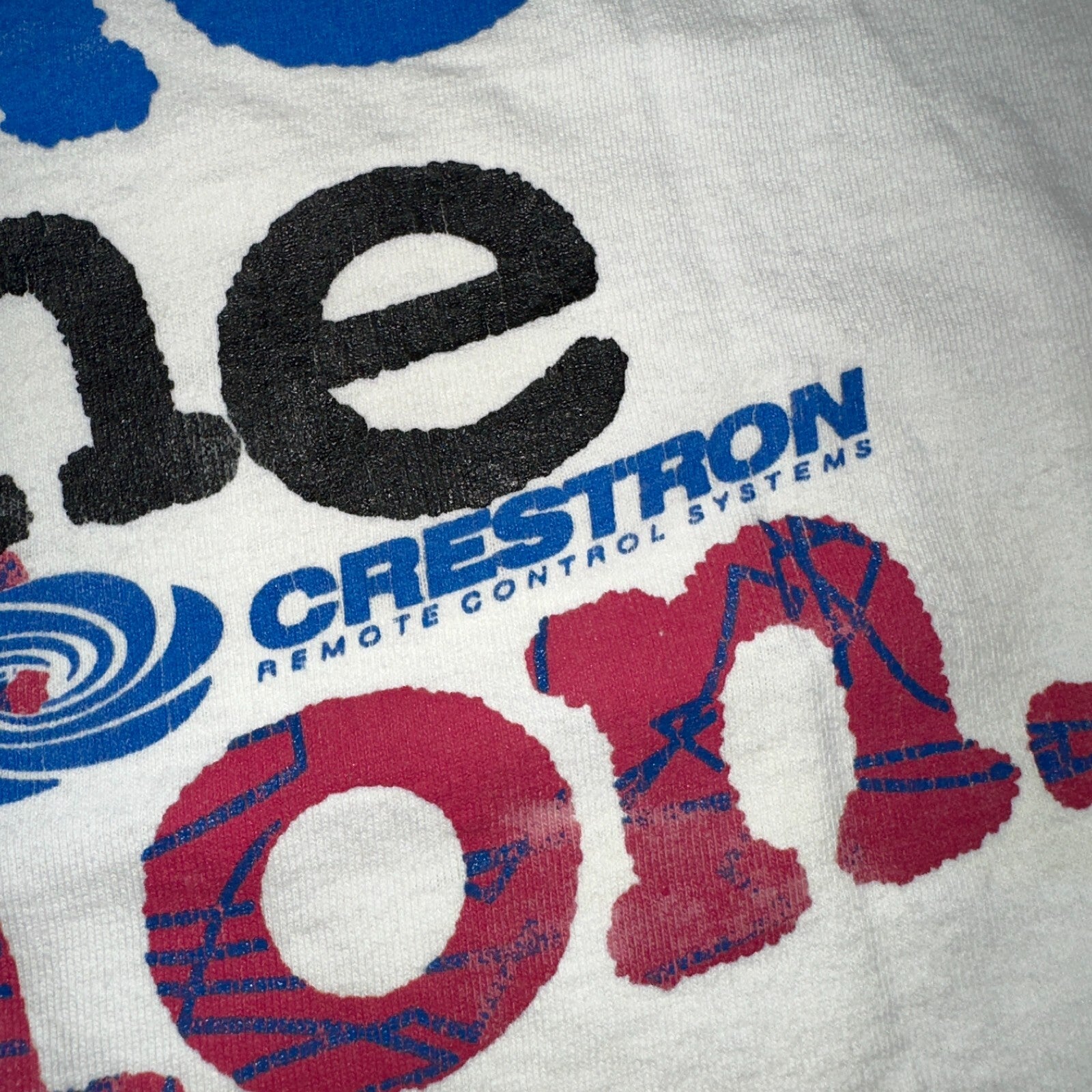 Crestron Color VTG T Shirt Remote Controller Lee Graphic Music Audio TV Promo