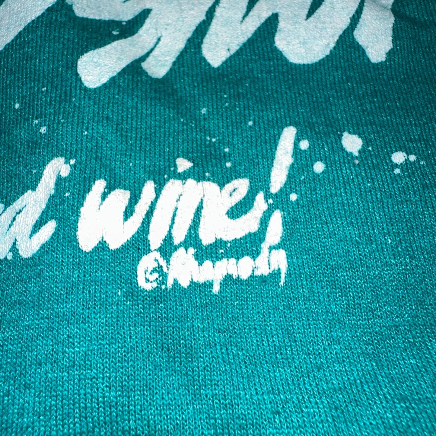 Hanes 80s Life Too Short To Drink Bad Wine VTG T Shirt Funny Humor Graphic Joke