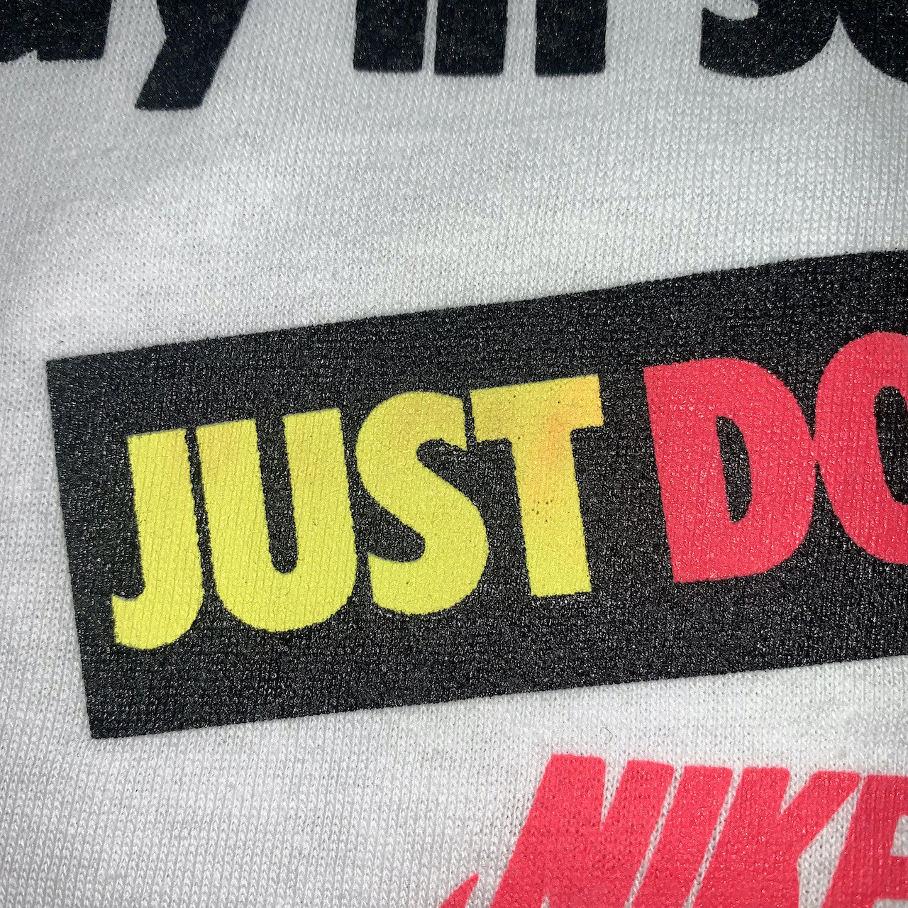 Nike Vintage T Shirt Mens L Stay In School Dunks Don't Be Stupid 90s Gray DARE