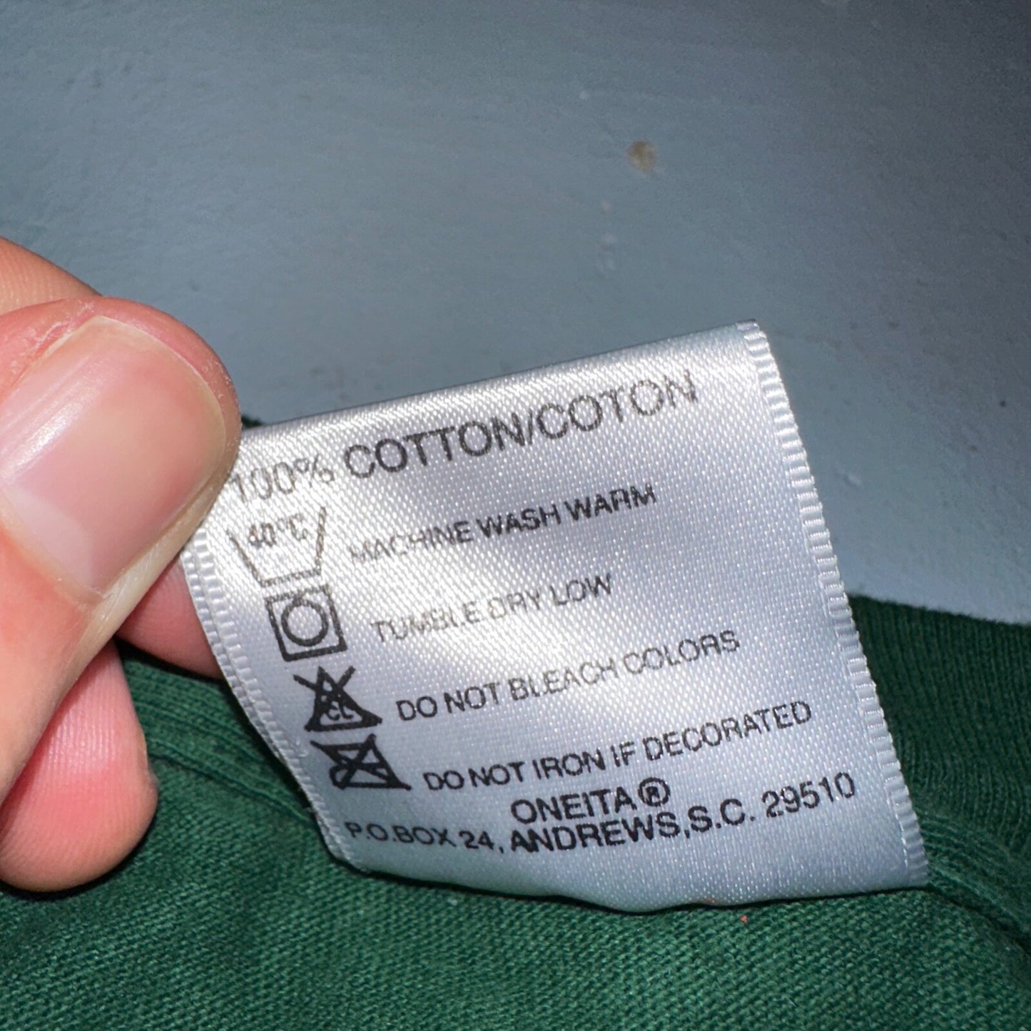 Oneita Mash Red Cross XL VTG T Shirt Single Stitch Green Army Medical USA