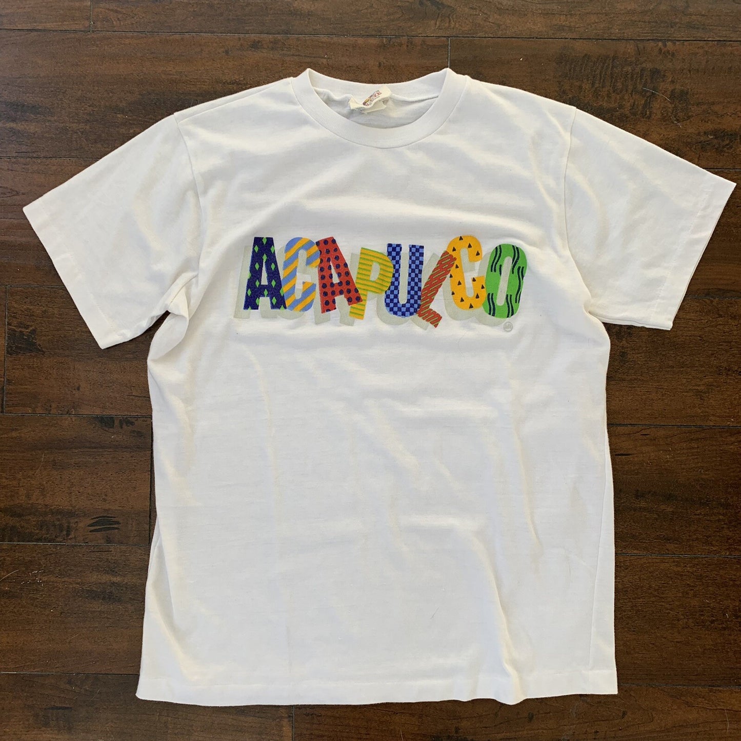 Acapulco Vintage T Shirt Fun Rugrats Cartoon Rap 90s Mexico Travel Vacation 80s