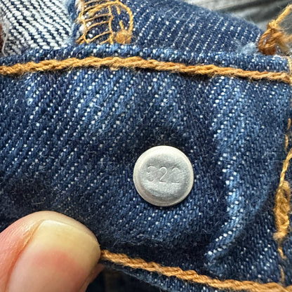 Levis 517 Vintage 90s USA Orange Tab Bootcut Flare Blue Jeans 38x30 35x29