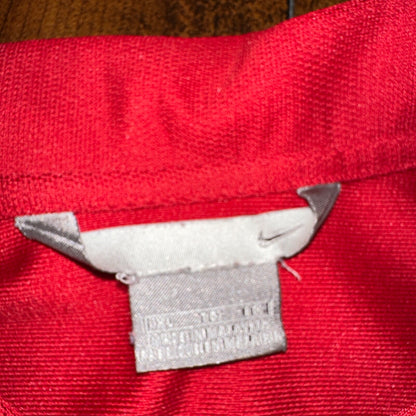Nike Red Polo XL Vintage T Shirt Basic Y2K 90s Golf Sports Gym
