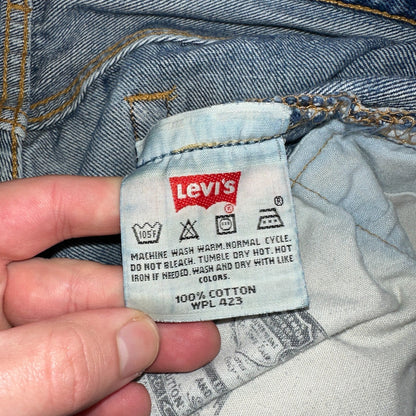Levis 501 Vintage Y2K Mexico Straight Leg Jeans 36x29 90s Med Wash Act 35x28