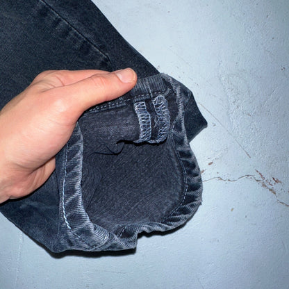 Levis 501 Vintage 90s Mexico Straight Leg Jeans 30x32 Y2K Dark Wash Act 29x31