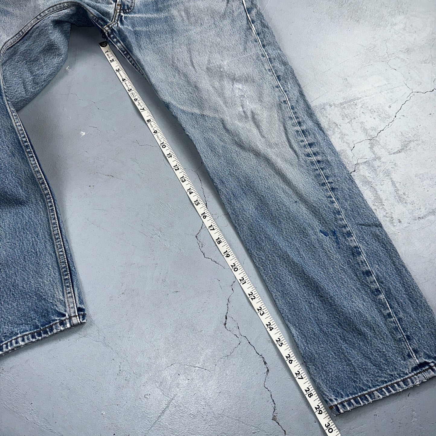Levis 501 Vintage 90s XX Straight Leg Jeans Y2K Light Wash 36x34 Act 33x29