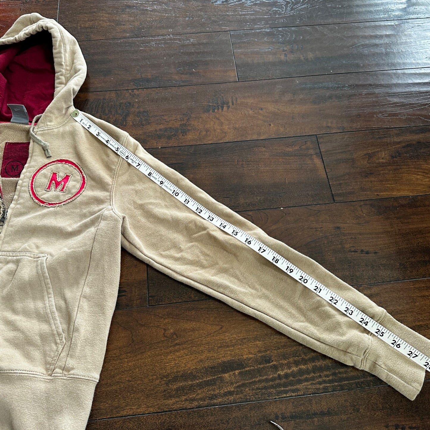 Vintage Nike Souza 1951 US Open Soccer Cup Queens NY Hooded Sweatshirt Small Y2K