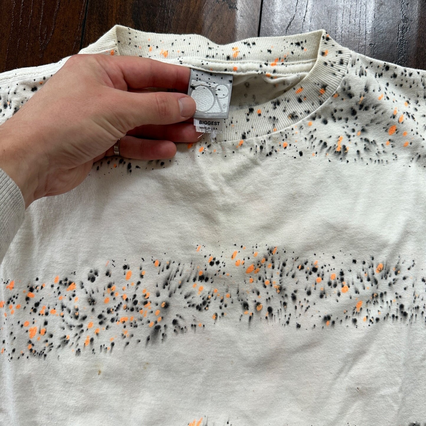 Ocean Pacific OP tie Dye RARE Vintage T Shirt 90s USA Stussy Sports Surf Band