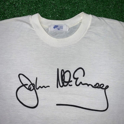 Nike Vintage T Shirt USA Rare Challenge Court John McEnroe Tennis OG 80s Japan