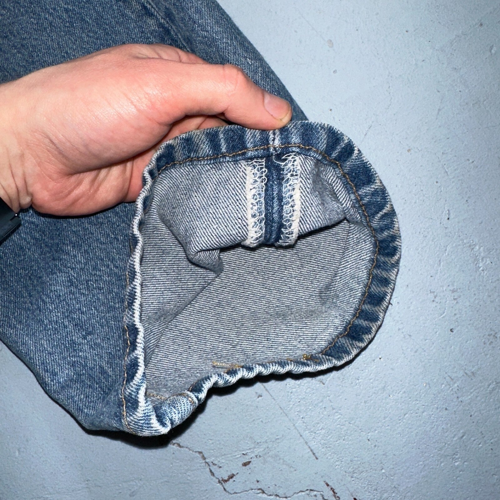 Levis 501 Vintage 90s USA XX Straight Leg Jeans Blue Med Wash 36x32 Act 34x30