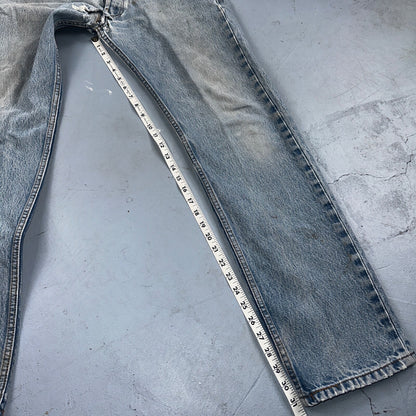 Levis 501 Vintage Y2K XX Straight Leg Jeans 33x36 Light Wash 2000s Act 31x31