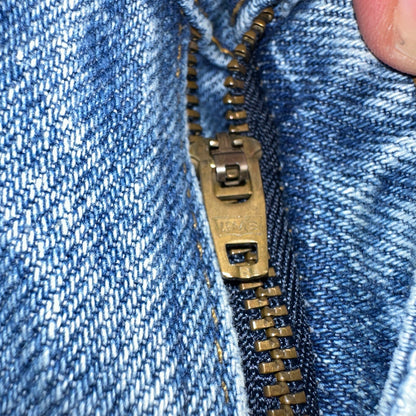 Levis 517 Vintage 80s USA Orange Tab Bootcut Flare Blue Worn Jeans Act 34x30