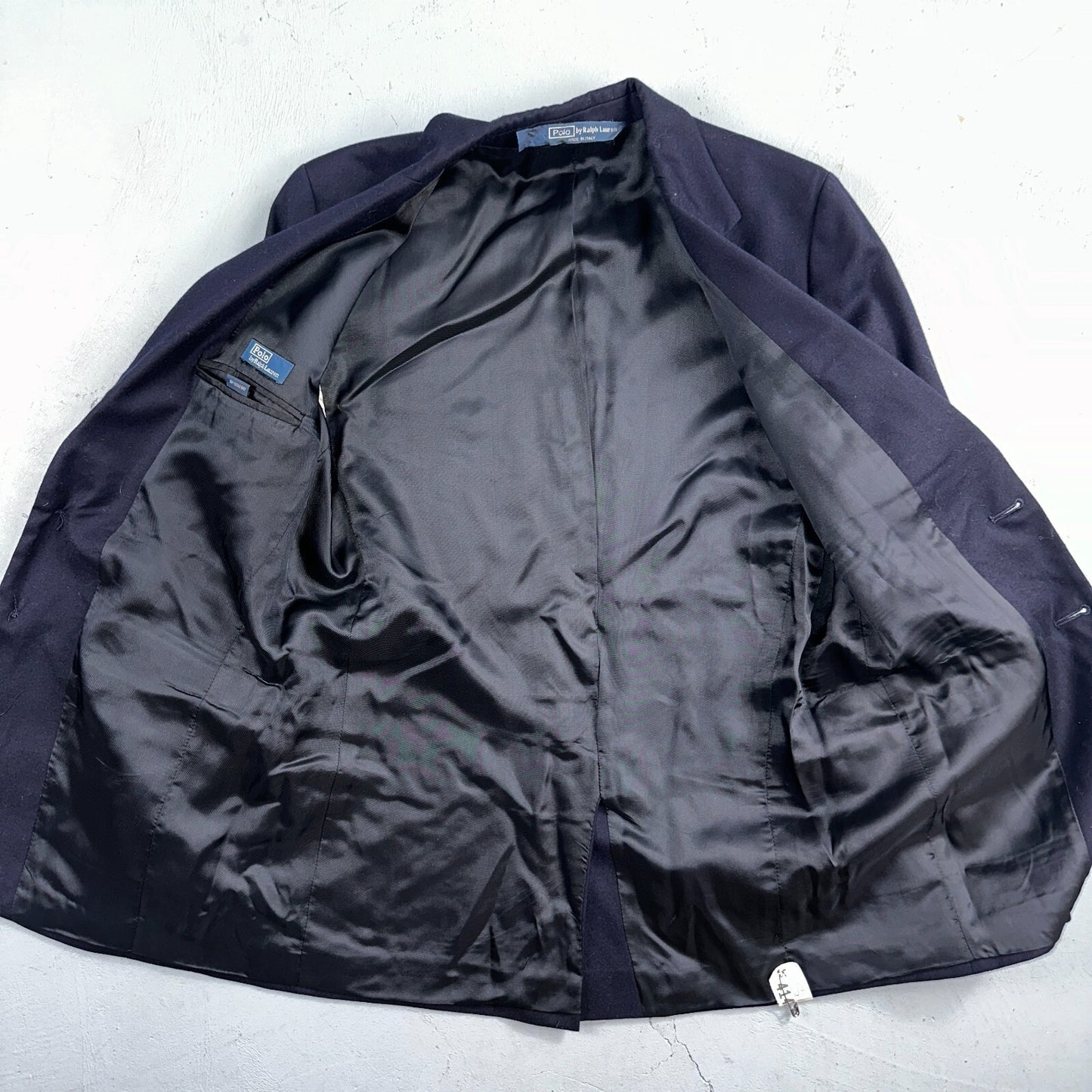 Women's Vintage Polo Ralph Lauren Blazer Jacket Made in Italy Sz 16 Wool 80s