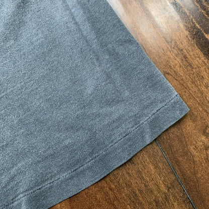 Nike Air Vintage T Shirt 90s Gray Tag Chop Gym Summer Tank Faded Black Thrashed