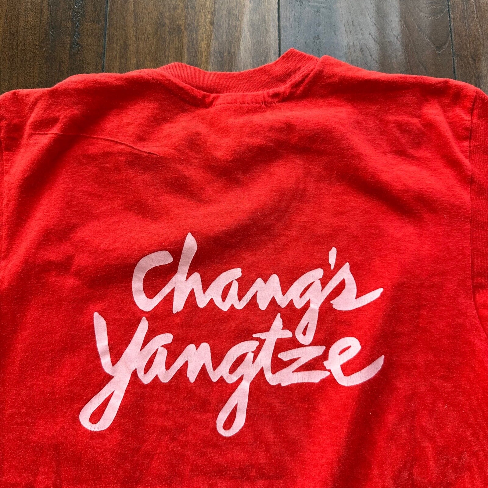 Boat Sailing Ship Vintage T Shirt Changs Yangtze Custom Red Hanes Beefy Music