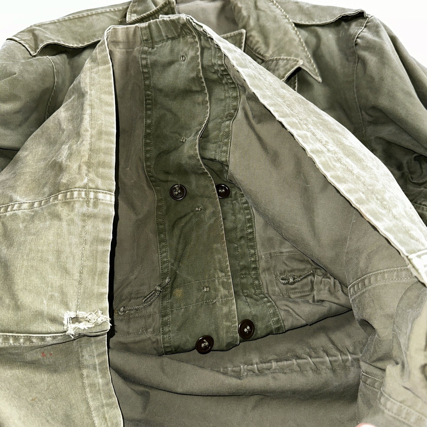 Field Jacket Post WWII Korean War M1950 Coat 1950s 50s OG107 M65