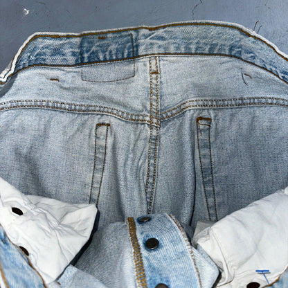 Levis 501 Vintage 90s USA XX Straight Leg Jeans Blue Light Wash 40x32 Act 38x31