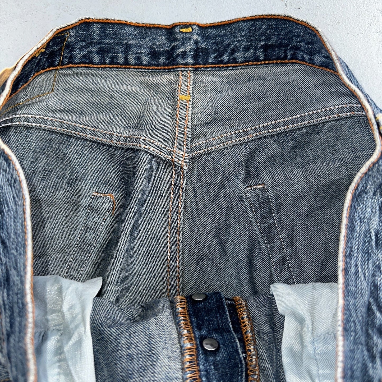 Levis 501 Vintage Y2K XX Straight Leg Jeans Blue Med Wash 33x32 Act 32x31