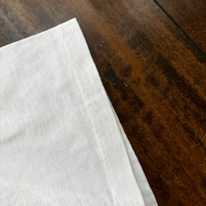 Traditional White Vintage T Shirt Art Necklace Tribal Drive 90s Single Stitch