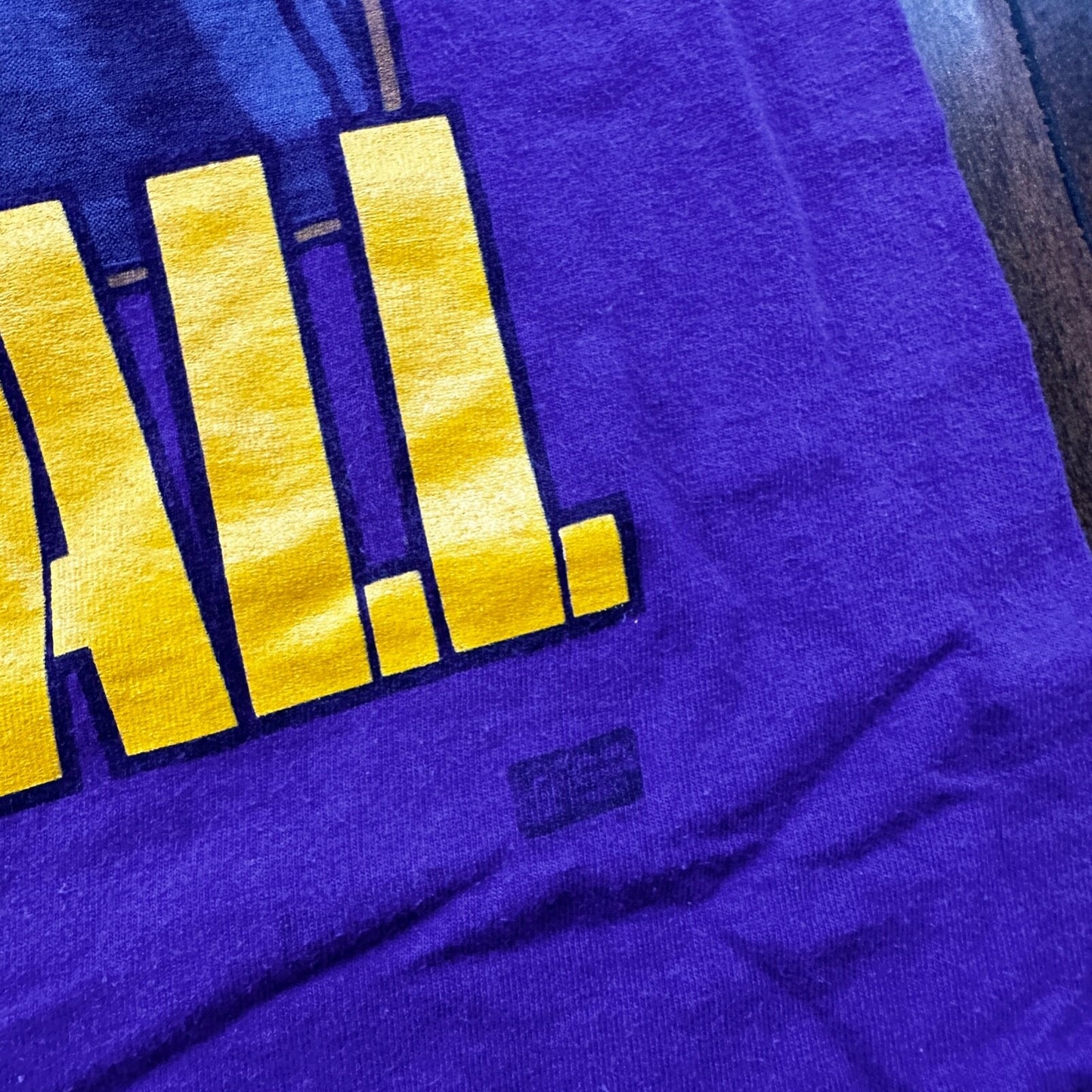 Viking Football Salem Vintage T Shirt Sports NFL Purple Single Stitch Minnesota