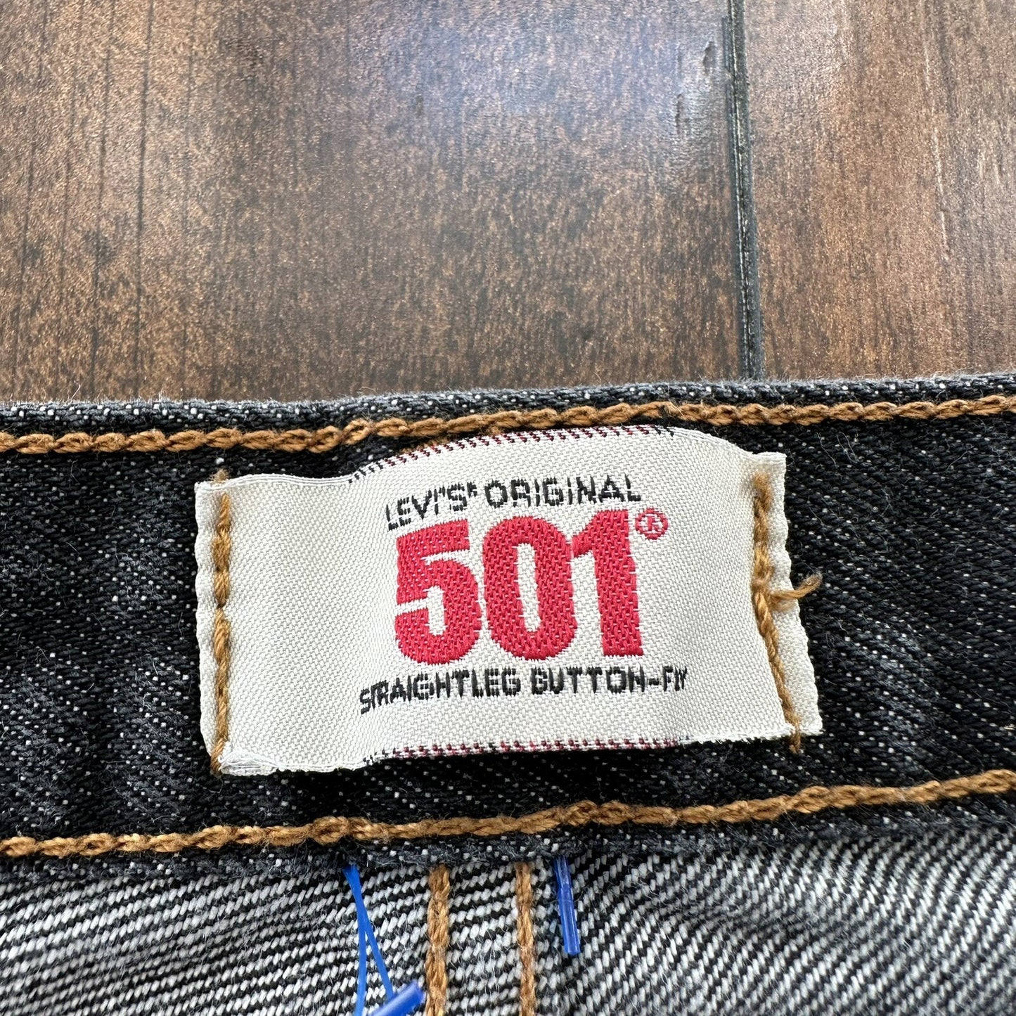 Vintage 90s Levis 501 XX 38x30 USA Tag Jeans Black 80s Act 36x30