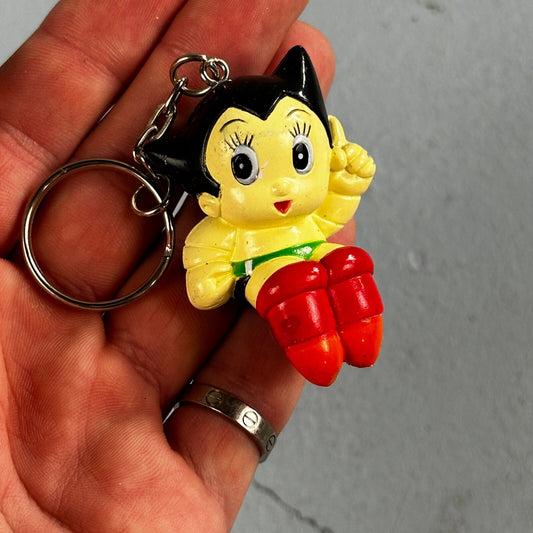 Astro Boy Figure Key Chain Retro Rare Japan Anime Game Vintage 90s Number 1