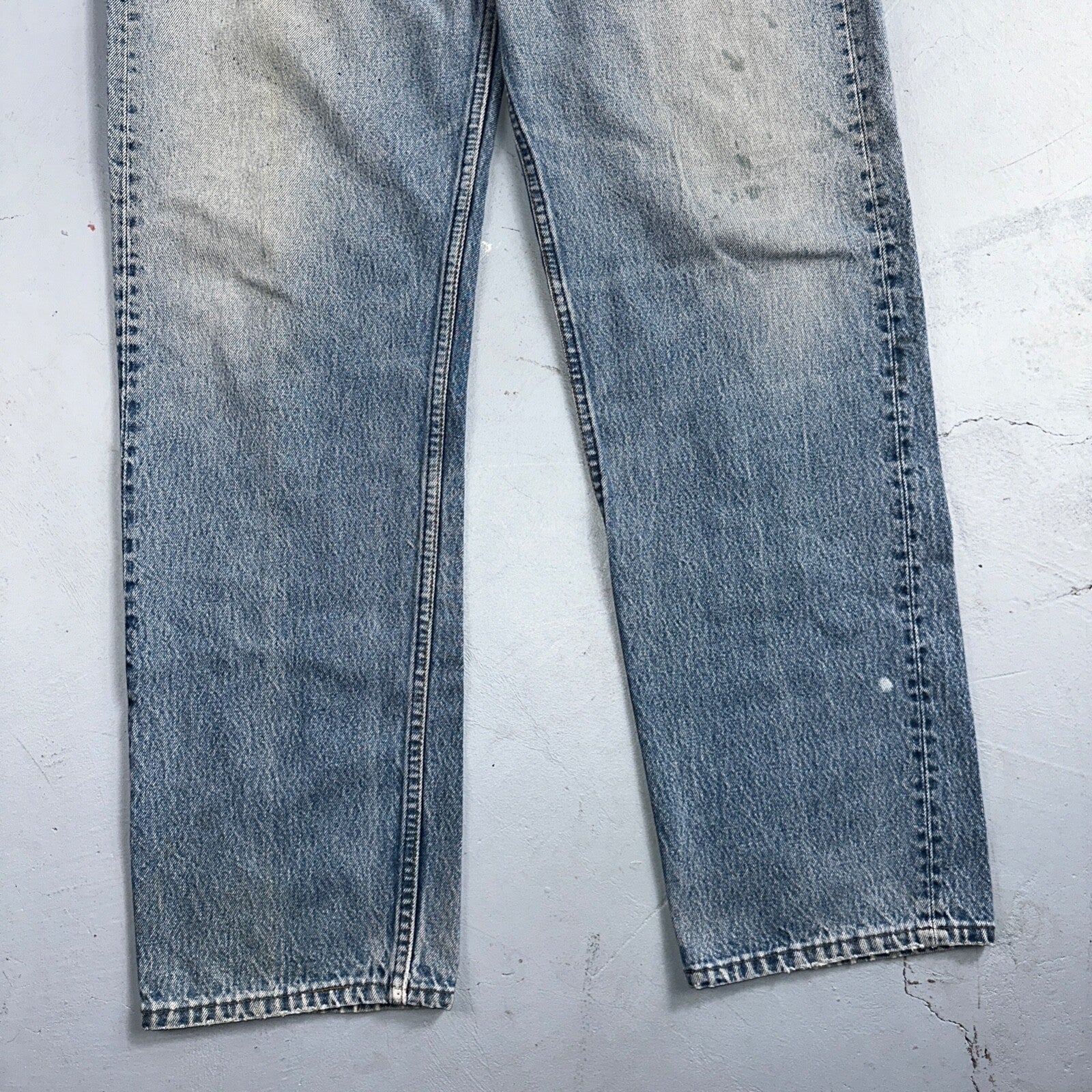 Levis 501 Vintage 90s USA XX Straight Leg Jeans Blue Light Wash 40x36 Act 36x31