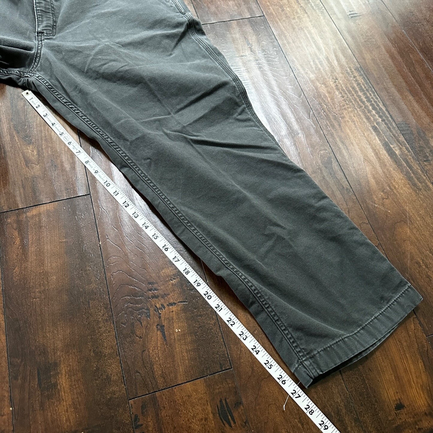 Carhartt Pants Mens 40x30 Gray Workwear Cargo Pockets Relaxed Fit