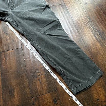 Carhartt Pants Mens 40x30 Gray Workwear Cargo Pockets Relaxed Fit