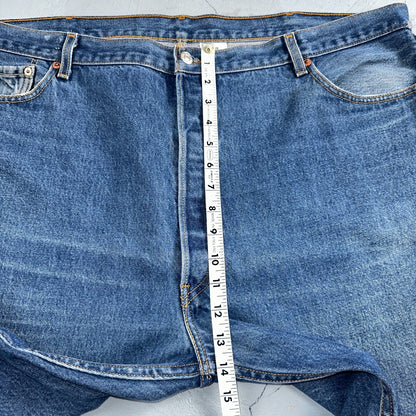Levis 501 Vintage Y2K Mexico Straight Leg Jeans 46x30 90s Med Wash Act 44x27