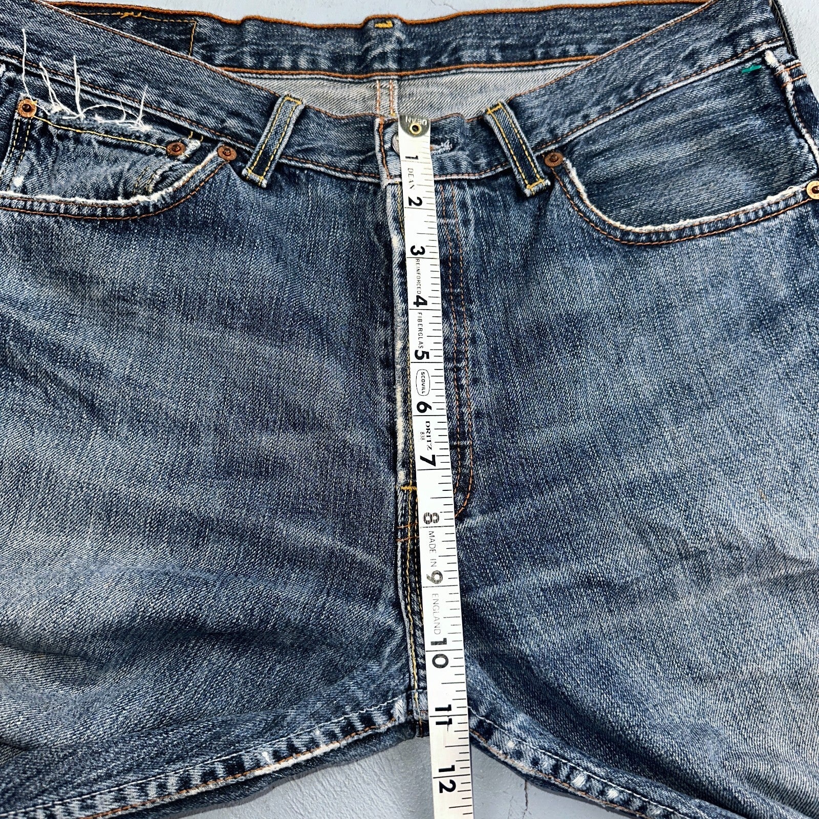 Levis 501 Vintage Y2K XX Straight Leg Jeans Blue Med Wash 33x32 Act 32x31