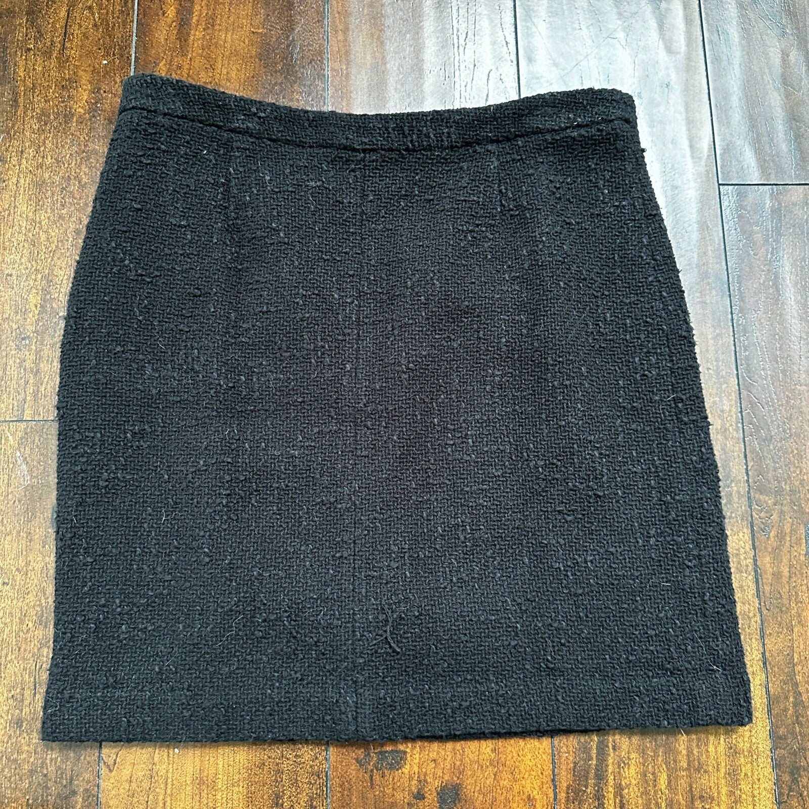 INC International Concepts Black Skirt Women's Size 8 Pencil USA VTG Short