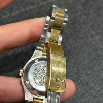 RARE RADO GOLDEN CITY Swiss Automatic Womens Watch c.1970s VTG Gold