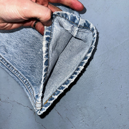 Levis 517 Vintage 80s USA Orange Tab Bootcut Flare Blue Worn Jeans Act 32x29