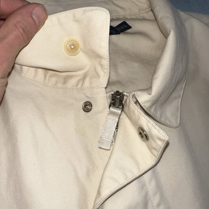 Polo Ralph Lauren Jacket VTG 90s Mens XL Tan Khaki Dad Full Zip Side Belted