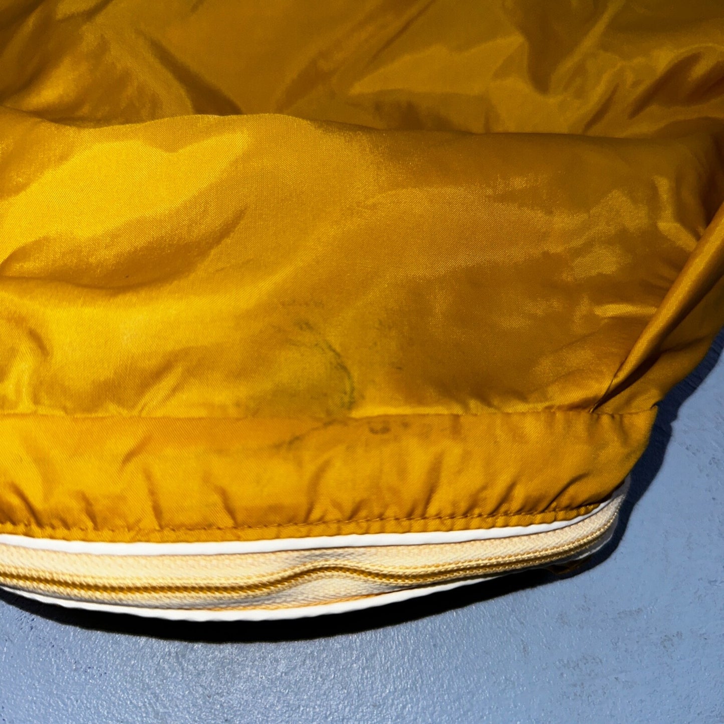 Pacific Trail 70s Vintage Yello Hooded Men Size S Mid Length Windbreaker Jacket