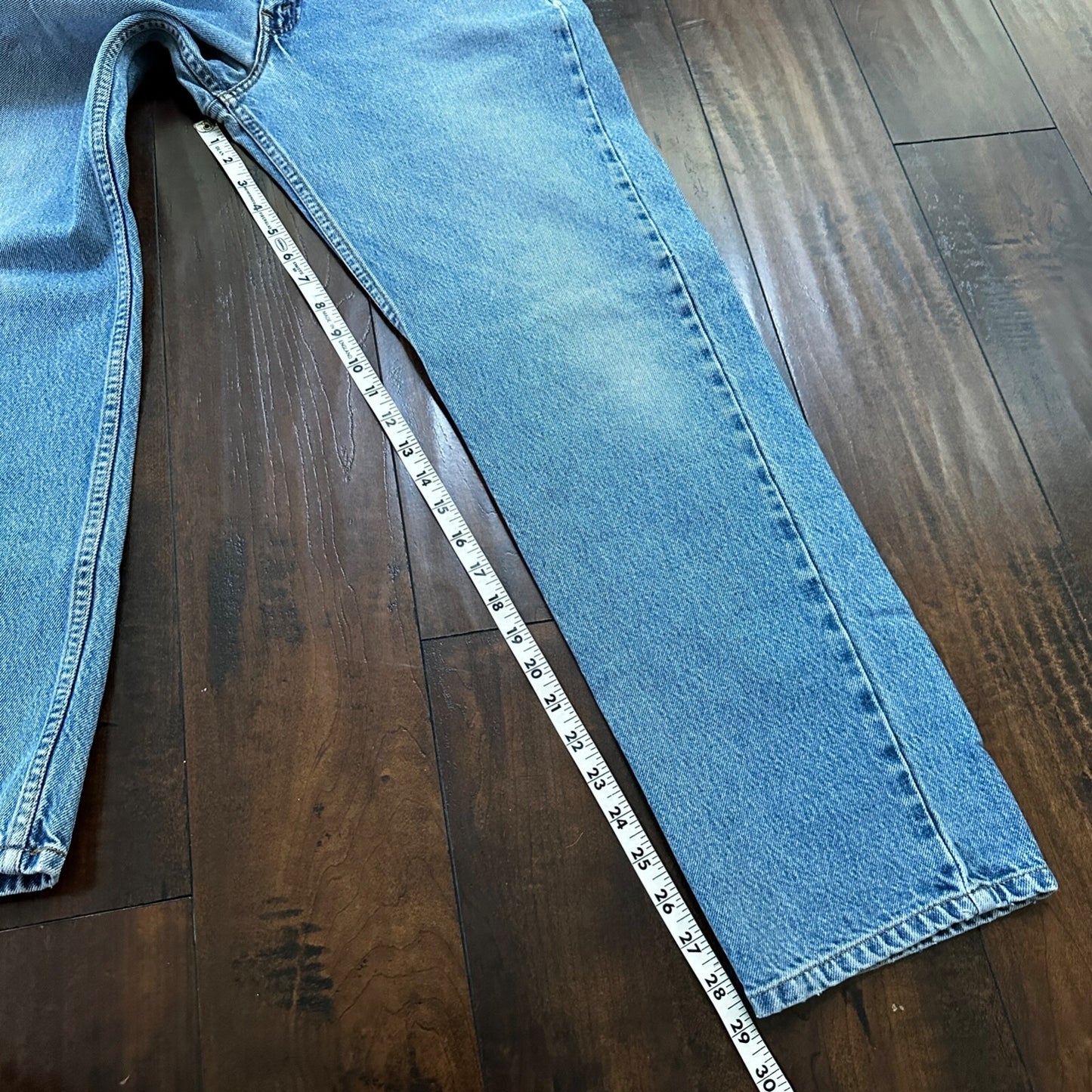 Vintage 80s Levis 505 Light Blue 70s Jeans USA Orange Tab 34x30 Act 31x29