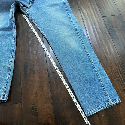 Vintage 80s Levis 505 Light Blue 70s Jeans USA Orange Tab 34x30 Act 31x29