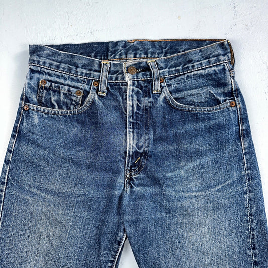 Vintage LEVIS 505 Jeans Big E 1960s Denim 28x28 USA 60s 501 502 Talon Zipper